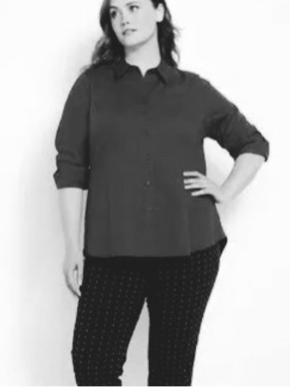 Lane Bryant Button Up Long Sleeve Shirt 18/20